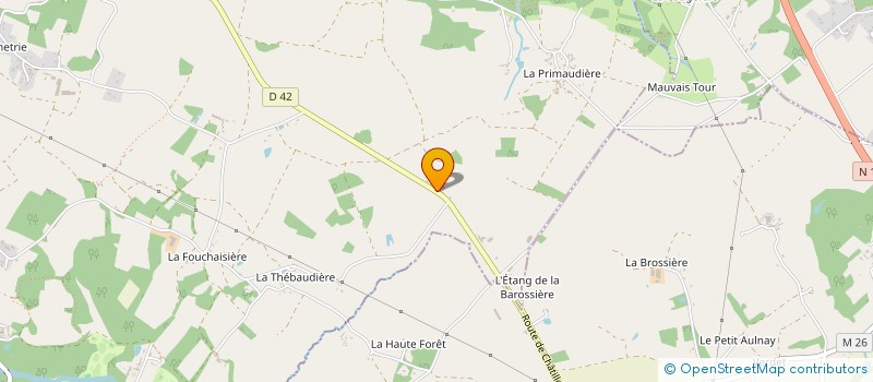 localisation de l'entreprise MADAME LAURENCE CUVIER  VIGNEUX-DE-BRETAGNE