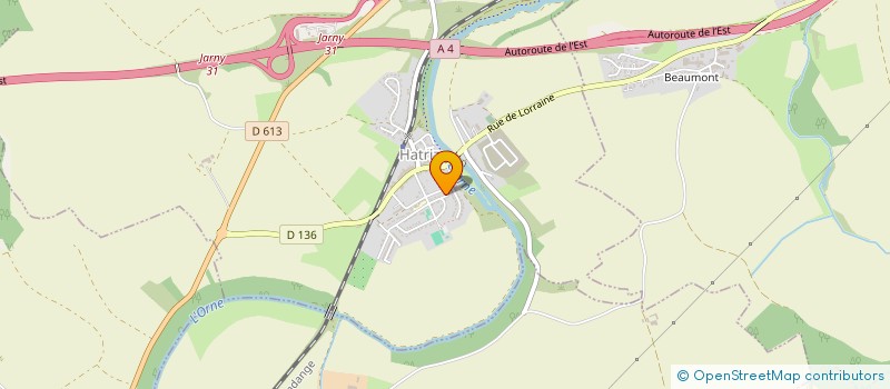 localisation de l'entreprise MADAME LAURENCE D AGOSTINI  HATRIZE