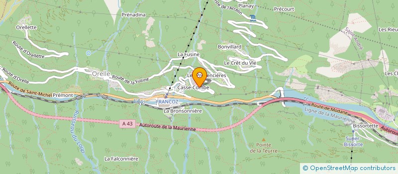 localisation de l'entreprise MADAME LAURENCE D'AIX  ORELLE