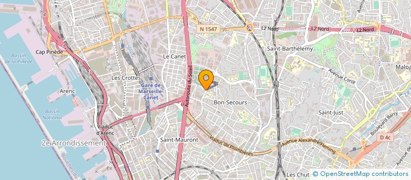 localisation de l'entreprise MADAME LAURENCE D ALVIA à MARSEILLE