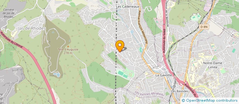 localisation de l'entreprise MADAME LAURENCE D'AMBROSIO à LES PENNES-MIRABEAU