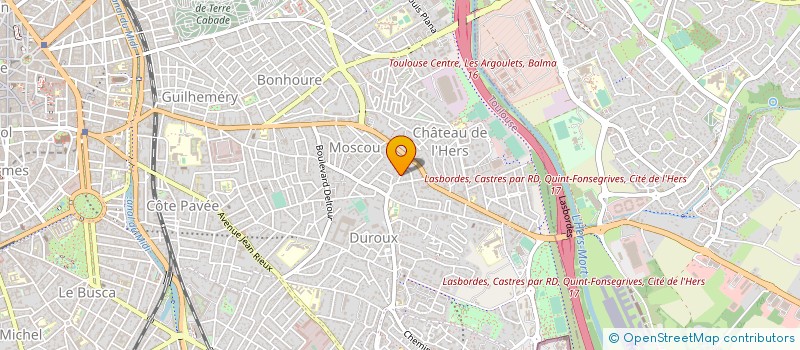 localisation de l'entreprise MADAME LAURENCE D'ARCIMOLES à TOULOUSE