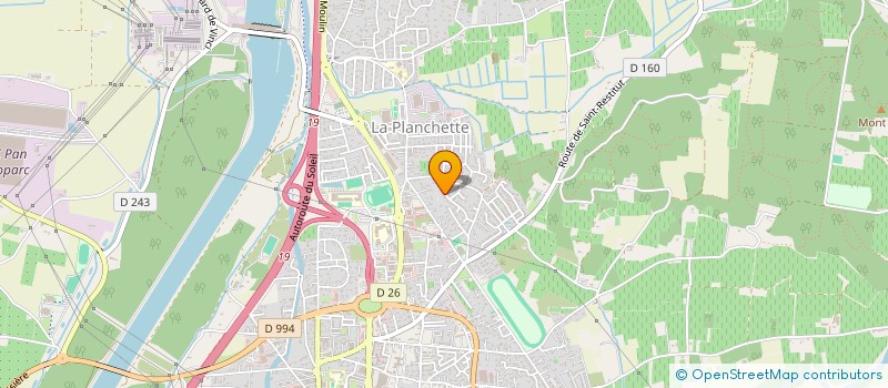 localisation de l'entreprise MADAME LAURENCE DAGASSAN  BOLLENE