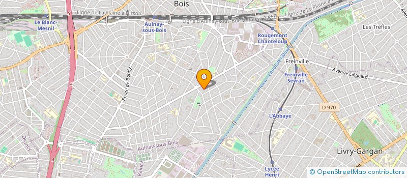 localisation de l'entreprise MADAME LAURENCE DAGNEAU à AULNAY-SOUS-BOIS