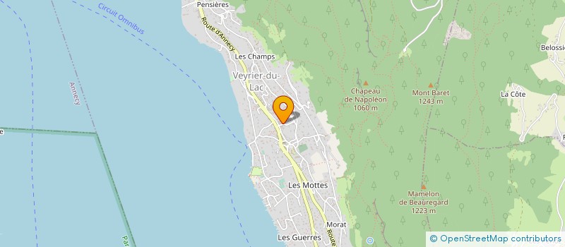 localisation de l'entreprise MADAME LAURENCE DAIEN  VEYRIER-DU-LAC