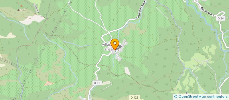 localisation de l'entreprise MADAME LAURENCE DALBIES  VILLAR-SAINT-ANSELME