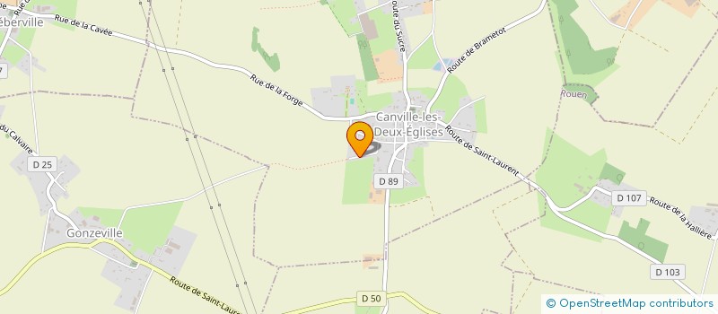 localisation de l'entreprise MADAME LAURENCE DAMBRY à CANVILLE-LES-DEUX-EGLISES
