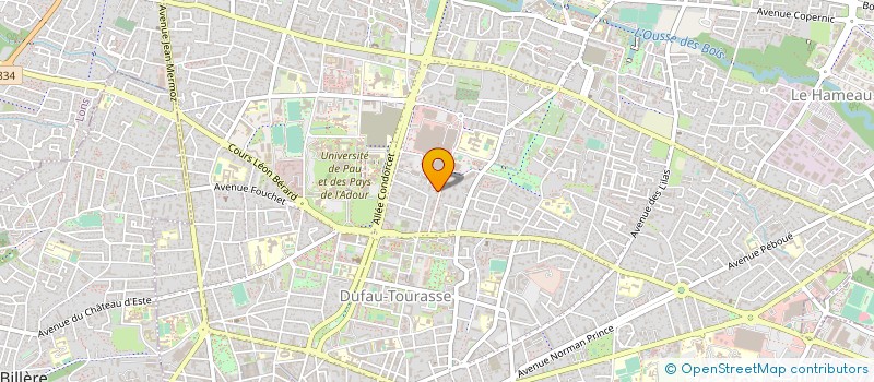 localisation de l'entreprise MADAME LAURENCE DANEL à PAU