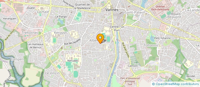 localisation de l'entreprise MADAME LAURENCE DANJAUME à VANNES