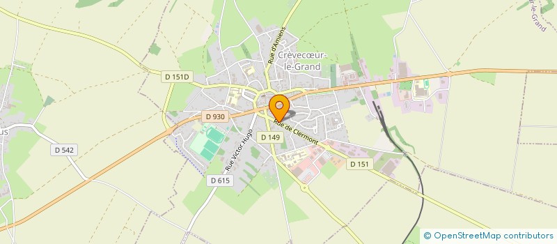 localisation de l'entreprise MADAME LAURENCE DANTEN  CREVECUR-LE-GRAND