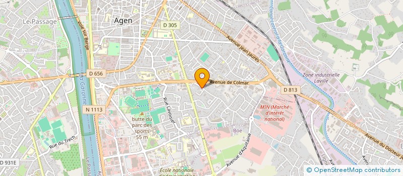 localisation de l'entreprise MADAME LAURENCE DASTUGUE  AGEN