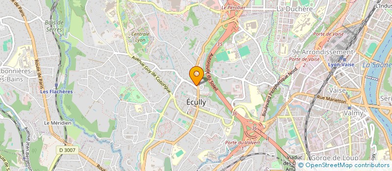 localisation de l'entreprise MADAME LAURENCE DAVEAU  ECULLY