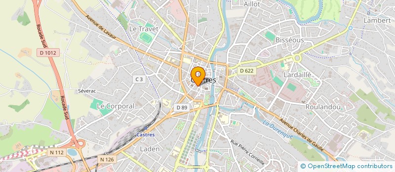 localisation de l'entreprise MADAME LAURENCE DAVER à CASTRES