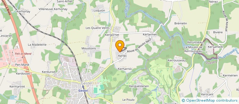 localisation de l'entreprise MADAME LAURENCE DAVID à GESTEL