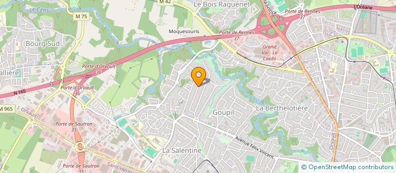 localisation de l'entreprise MADAME LAURENCE DAVID  NANTES