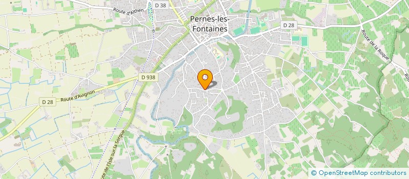 localisation de l'entreprise MADAME LAURENCE DAVID  PERNES-LES-FONTAINES