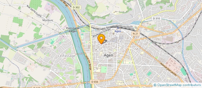 localisation de l'entreprise MADAME LAURENCE DE BEHR  AGEN