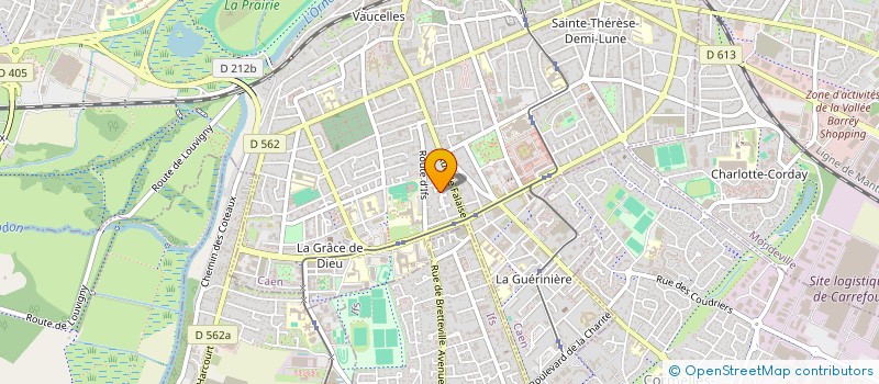 localisation de l'entreprise MADAME LAURENCE DE BOISSEZON à CAEN