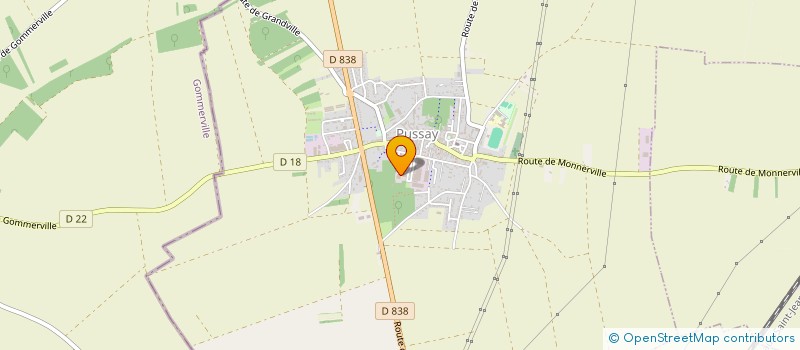 localisation de l'entreprise MADAME LAURENCE DE DURAT  PUSSAY