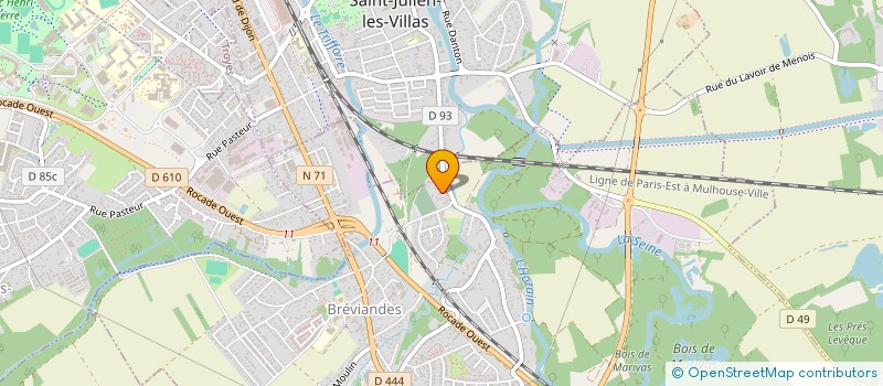 localisation de l'entreprise MADAME LAURENCE DE JONGH DANJOU  BREVIANDES