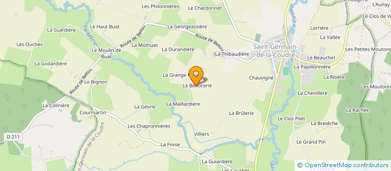 localisation de l'entreprise MADAME LAURENCE DE LA LANDE DE CALAN à BELFORET-EN-PERCHE