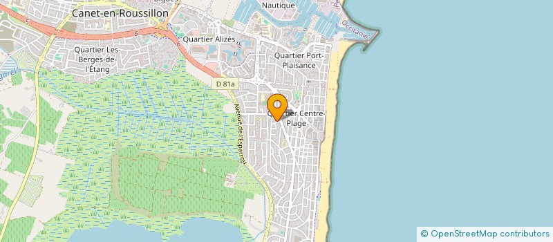 localisation de l'entreprise MADAME LAURENCE DE LOS RIOS  CANET-EN-ROUSSILLON