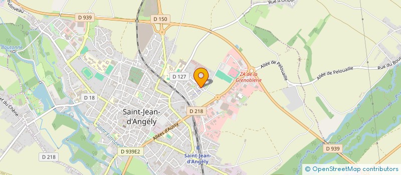 localisation de l'entreprise MADAME LAURENCE DE NADAI  SAINT JEAN D'ANGELY