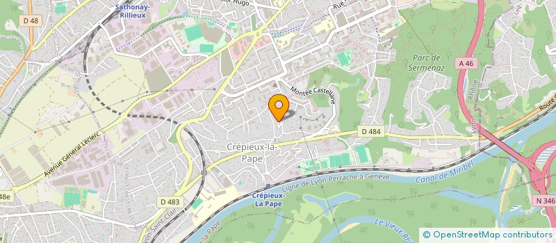 localisation de l'entreprise MADAME LAURENCE DE ROFFIGNAC  RILLIEUX-LA-PAPE