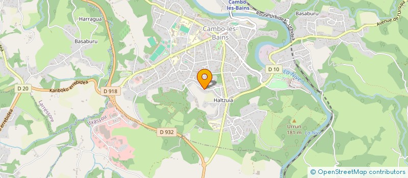 localisation de l'entreprise MADAME LAURENCE DEBAILLEUL  CAMBO-LES-BAINS