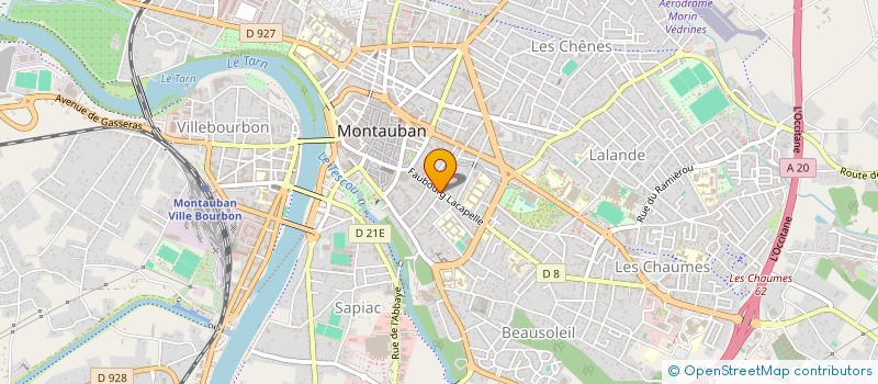 localisation de l'entreprise MADAME LAURENCE DEBEZIS  MONTAUBAN