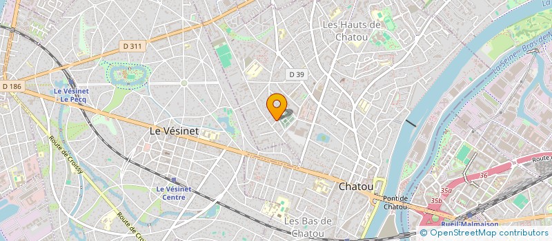 localisation de l'entreprise MADAME LAURENCE DEBRAY  CHATOU