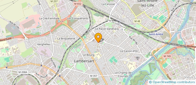 localisation de l'entreprise MADAME LAURENCE DECALF à LAMBERSART