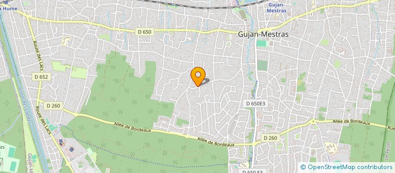 localisation de l'entreprise MADAME LAURENCE DECIS  LE TEICH