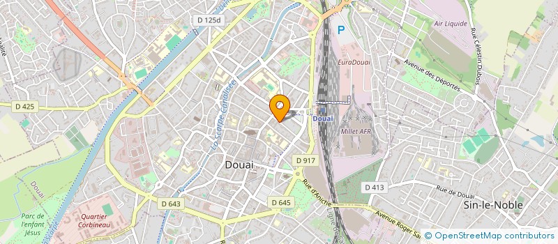 localisation de l'entreprise MADAME LAURENCE DECLOQUEMENT à DOUAI