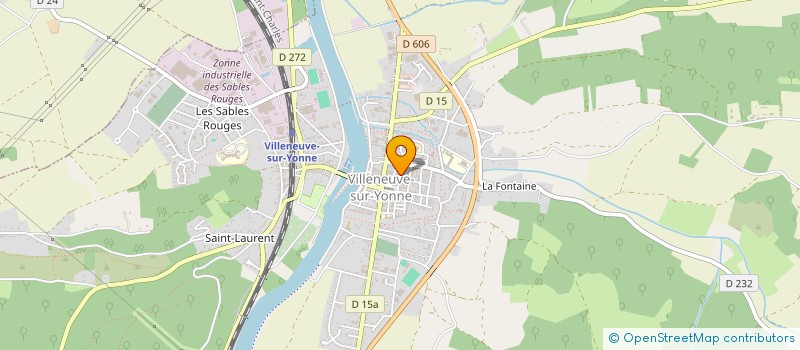 localisation de l'entreprise MADAME LAURENCE DECOBERT à VILLENEUVE-SUR-YONNE