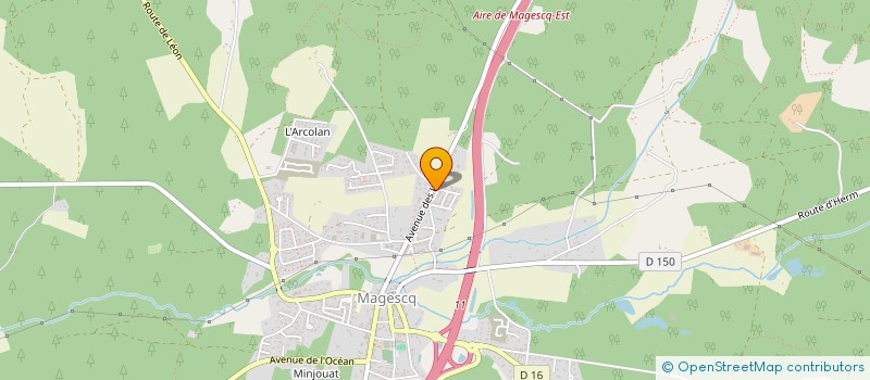 localisation de l'entreprise MADAME LAURENCE DECOCK  MAGESCQ