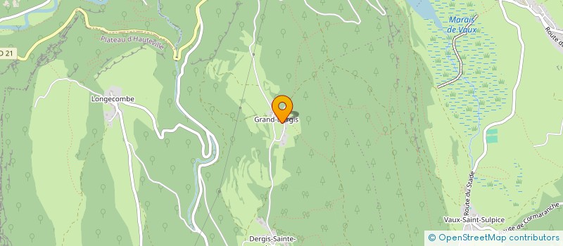 localisation de l'entreprise MADAME LAURENCE DECRENISSE  PLATEAU D'HAUTEVILLE