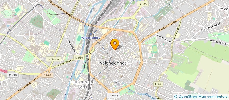 localisation de l'entreprise MADAME LAURENCE DEL FABBRO à VALENCIENNES