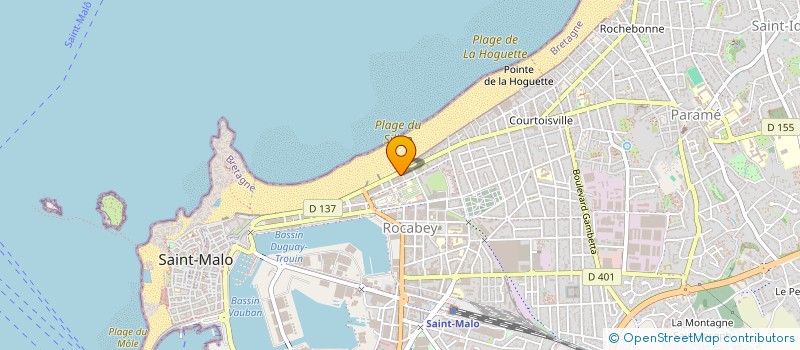 localisation de l'entreprise MADAME LAURENCE DELALANDE  SAINT-MALO