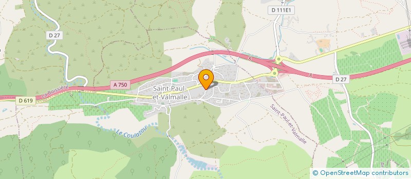 localisation de l'entreprise MADAME LAURENCE DELANOE  SOUDORGUES