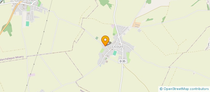 localisation de l'entreprise MADAME LAURENCE DELAPLACE à LICOURT