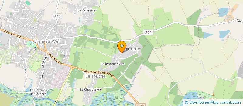 localisation de l'entreprise MADAME LAURENCE DELAROUE à BREM-SUR-MER