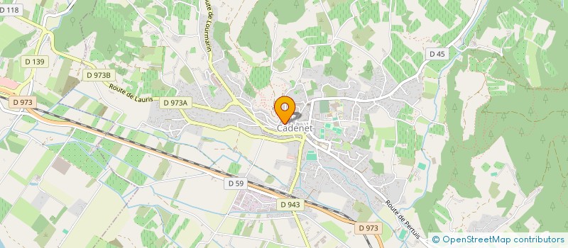 localisation de l'entreprise MADAME LAURENCE DELBREIL  CADENET