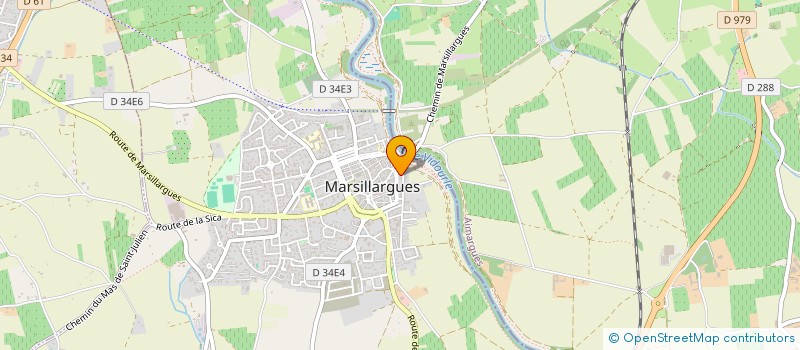 localisation de l'entreprise MADAME LAURENCE DELHUMEAU  MARSILLARGUES