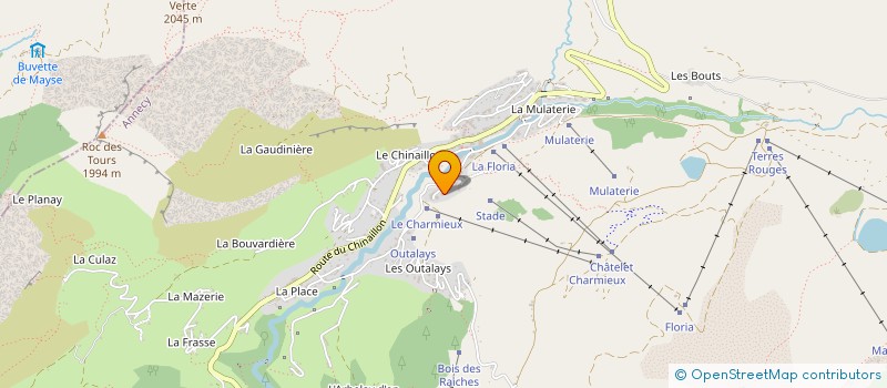 localisation de l'entreprise MADAME LAURENCE DELOCHE à LE GRAND BORNAND