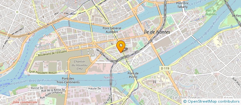 localisation de l'entreprise MADAME LAURENCE DELORME à NANTES