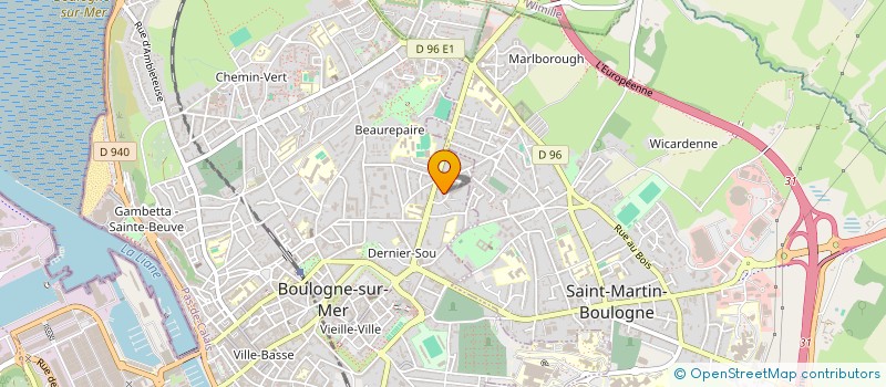 localisation de l'entreprise MADAME LAURENCE DEMILLY  BOULOGNE-SUR-MER