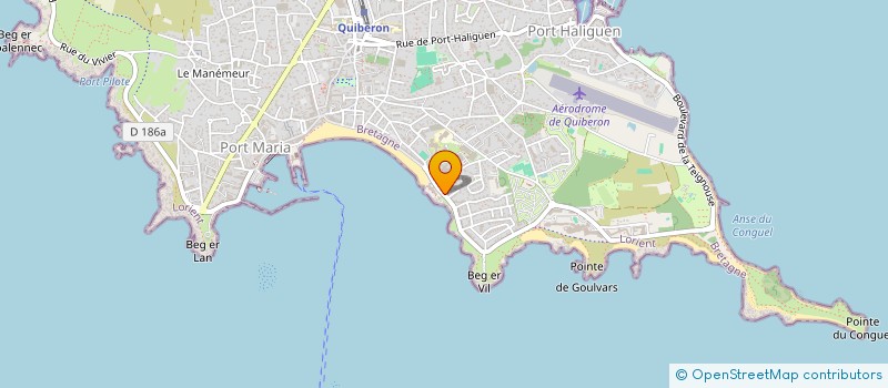 localisation de l'entreprise MADAME LAURENCE DENIS à QUIBERON