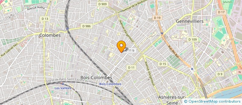 localisation de l'entreprise MADAME LAURENCE DENIS à BOIS COLOMBES