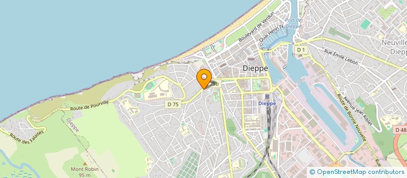 localisation de l'entreprise MADAME LAURENCE DENISE DUDEK  DIEPPE